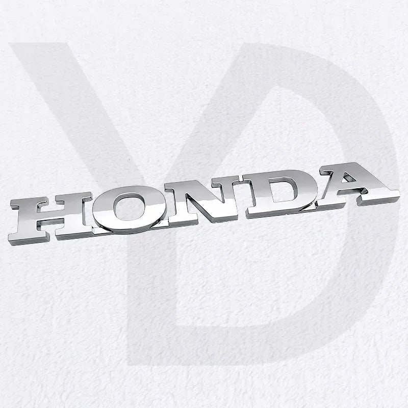 ABS Car 3D Emblem Letter Stickers Rear Tail Trunk Badge for Honda Logo CRV HRV Fit Jazz City Odyssey Jade Vezel NSX Accord Civic