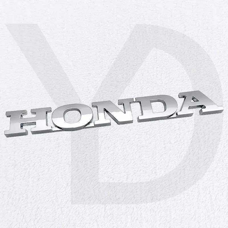 ABS Car 3D Emblem Letter Stickers Rear Tail Trunk Badge for Honda Logo CRV HRV Fit Jazz City Odyssey Jade Vezel NSX Accord Civic