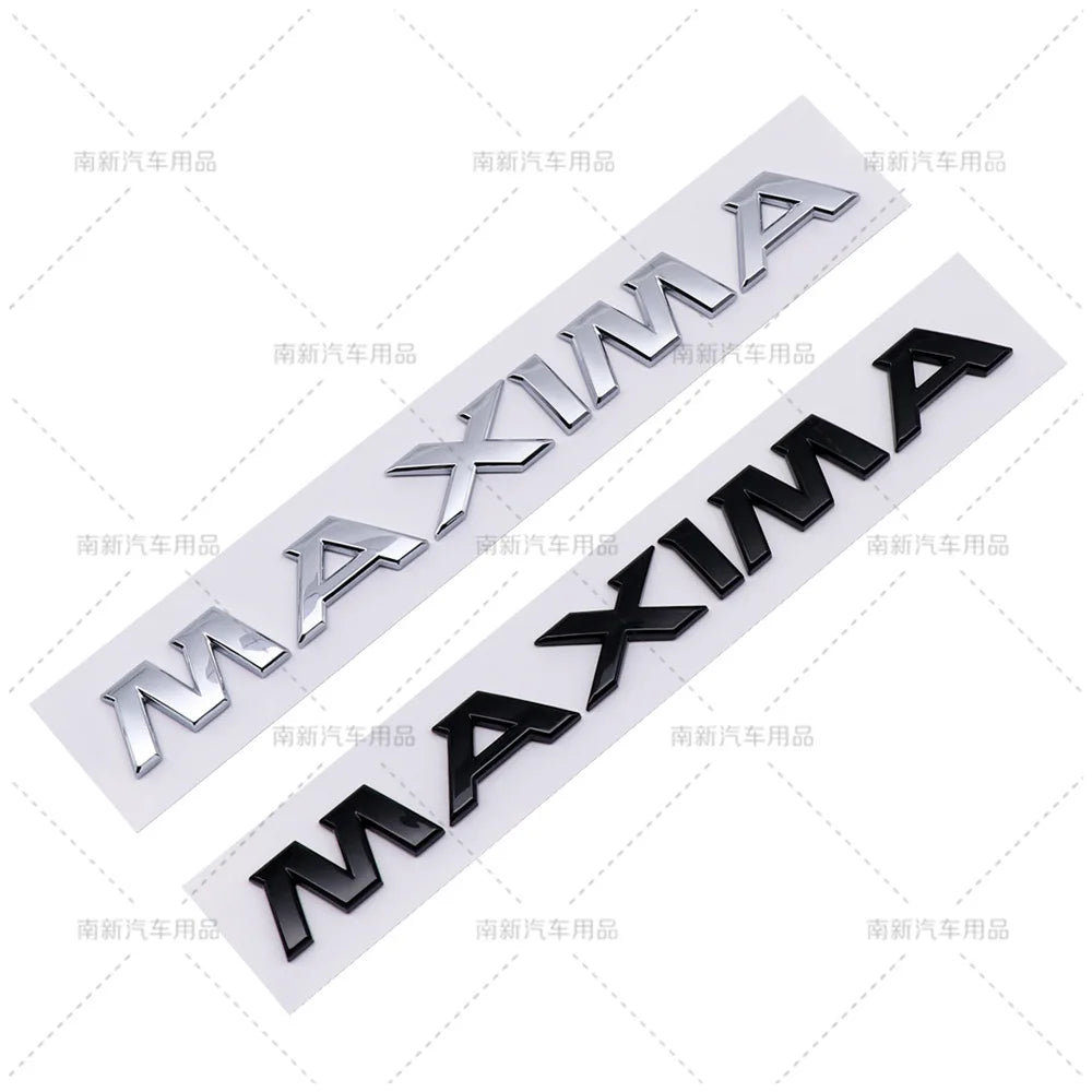 MAXIMA labeling is suitable for Nissan MAXIMA English letter labeling ABS car labeling car sticker emblem