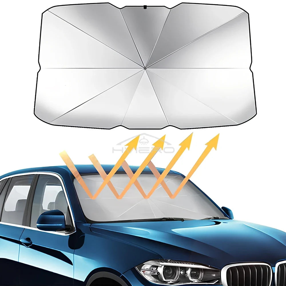 Parasol plegable multiusos para parabrisas de coche, accesorio para Interior, parte, Parasol automático, cubiertas delanteras