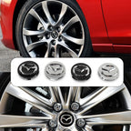 4Pcs 56MM Car Wheel Center Hub Cap Badge Accessor For Mazda Axela Demio Atenza CX CX3 CX7 CX30 CX60 CX9 2 3 4 323 MX3 MX6 RX3 MS