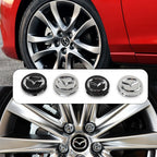 4Pcs 56MM Car Wheel Center Hub Cap Badge Accessor For Mazda Axela Demio Atenza CX CX3 CX7 CX30 CX60 CX9 2 3 4 323 MX3 MX6 RX3 MS