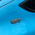 3D GT Logo Sticker for Ford Mustang Mach-E Door Trunk GT Zinc Alloy Creative Emblem Badge Stickers Car Decoration Accessories