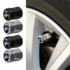 4Pcs 3D Metal Car Tire Wheel Valve Cap Accessories For Ford Focus Mk2 MK3 MK7 MK4 Fiesta Ranger Mustang Kuga Mondeo Explorer GTD