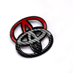 Car steering wheel sticker logo badge decoration For Toyota Hilux Prius Avensis Auris Verso Corolla Camry