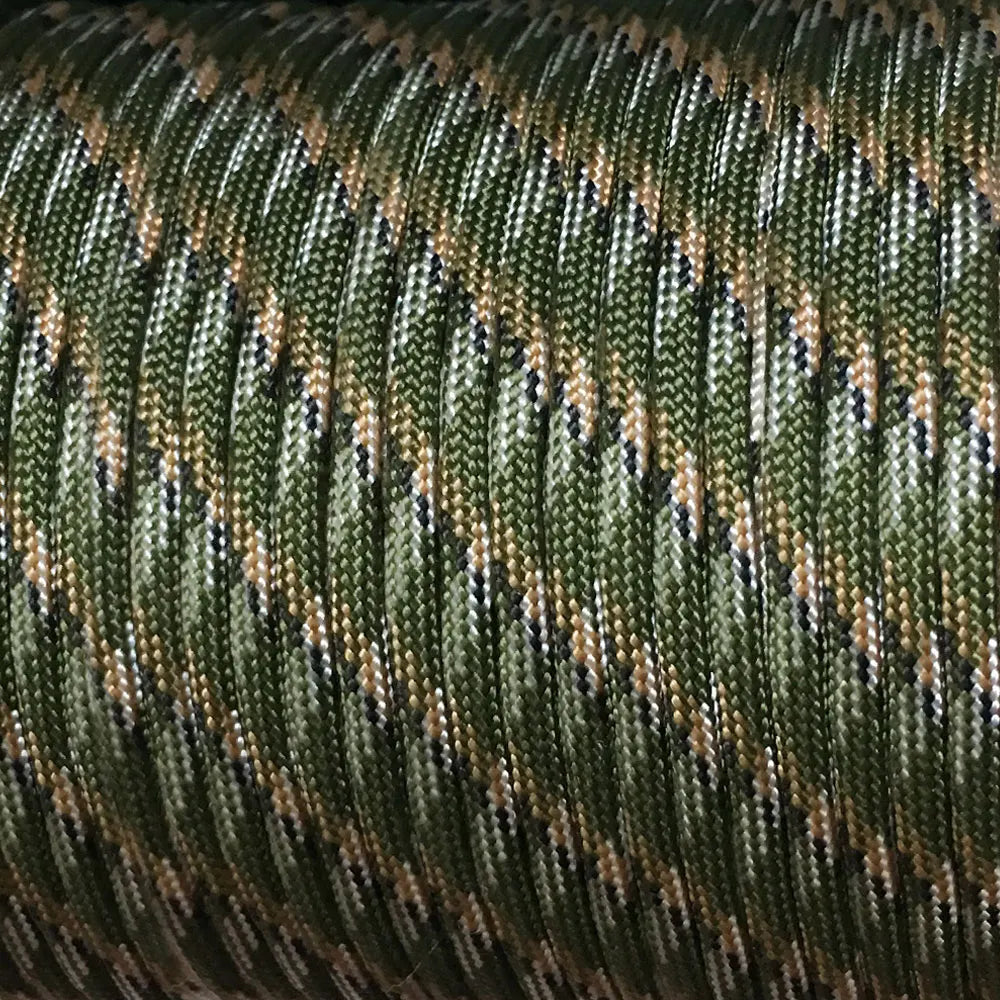 Cuerda Paracord de 5/15/30m, 7 hebras, 4mm, táctica militar, 550, cuerda de paracaídas, accesorios de acampada, línea de pulsera DIY de supervivencia al aire libre