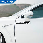 2pcs Car Badge Styling Cars Fender Side Bumper Leaf Plate Side Decorative Stickers For Honda CR-V Auto Vinyl Decal Accessories