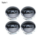 4pcs 60mm Car Tyre Wheel Center Hub Cap Badge For Toyota C-hr Prado Rav4 Yaris Hilux Prius Avensis Corolla Camry Accessories