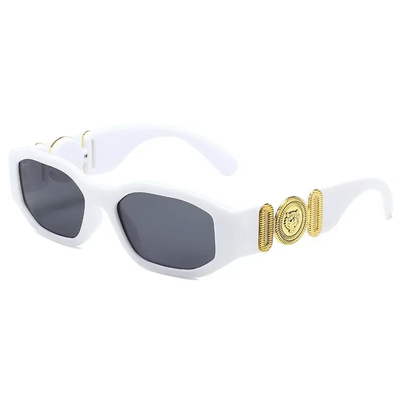 Nuevas gafas de sol cuadradas irregulares Retro para mujeres y hombres, gafas de sol de montura pequeña de diseñador a la moda, gafas de sol de producto de tendencia UV400