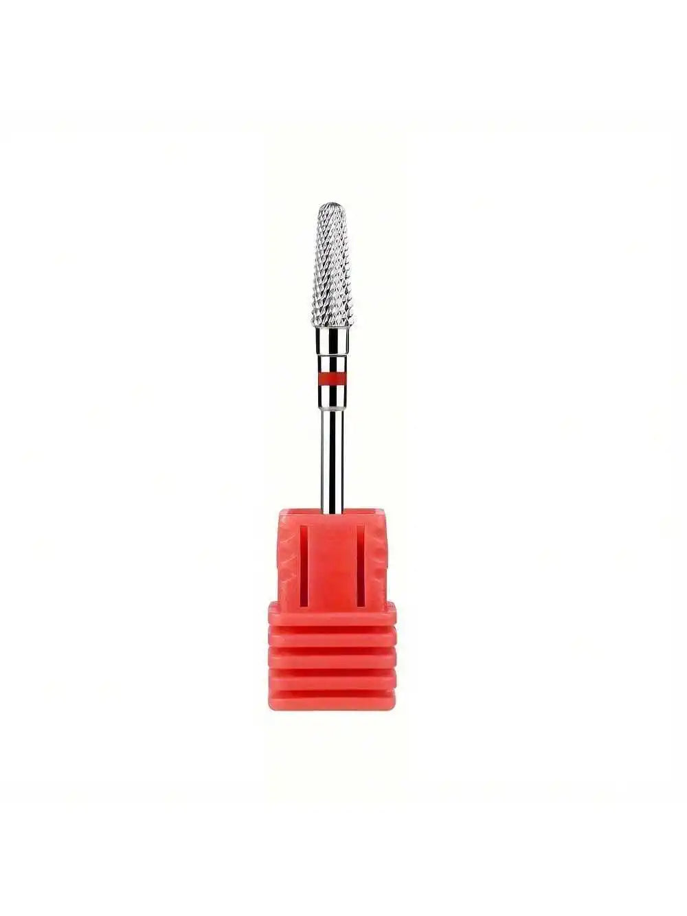 Broca para uñas en forma de cono de carburo de tungsteno, removedor de cutículas de alta precisión para lima de uñas eléctrica y limpieza de cutículas, 1/5 Uds.