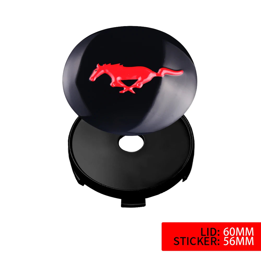 4Pcs 60MM Car Wheel Center Cover Hub Caps For Ford Fiesta Fusion Kuga Ranger Edge Mondeo Taurus Shelby Explorer Escape Mustang