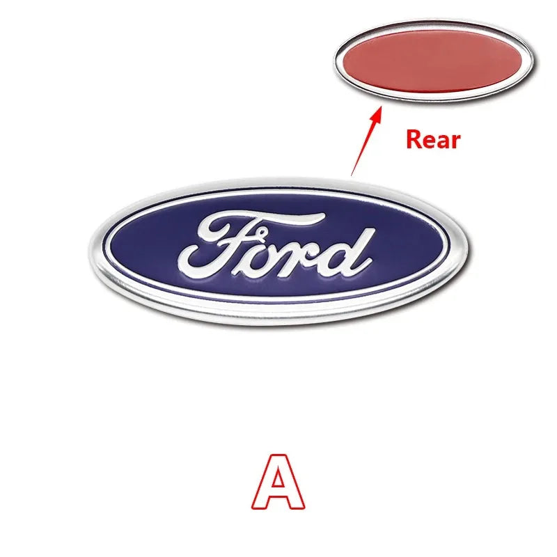 ABS Car Steering Wheel Logo Emblem Stickers For Ford ST Line Focus Mondeo Fiesta Kuga MK2 MK3 MK4 Mustang Auto Badge Accessories