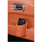 For Toyota Car Door Water Cup Holder Back Seat Drink Rack Leather Storage  Corolla Yaris Prius Camry Auris Avensis car sticker