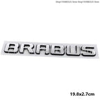 12.9cm Support Acc Car Front Grill Emblem Badge with B Logo for Smart BRABUS W453 2015-2019 Modify Badge Accessories
