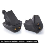 2pcs 1/2 Hole Car Front Windshield Washer Jet Nozzles Windscreen Wiper Sprayer For Ford Focus MK2 MK3 2005-2012 Fiesta 2001-2008