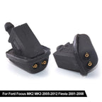 2pcs 1/2 Hole Car Front Windshield Washer Jet Nozzles Windscreen Wiper Sprayer For Ford Focus MK2 MK3 2005-2012 Fiesta 2001-2008