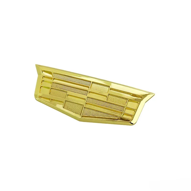 6.3cm 9.2cm Metal Alloy Car Trunk Emblem Side Body Sticker C-Pillar Label Window Badge Decoration for Cadillac XT5 ATSL XTS SRX