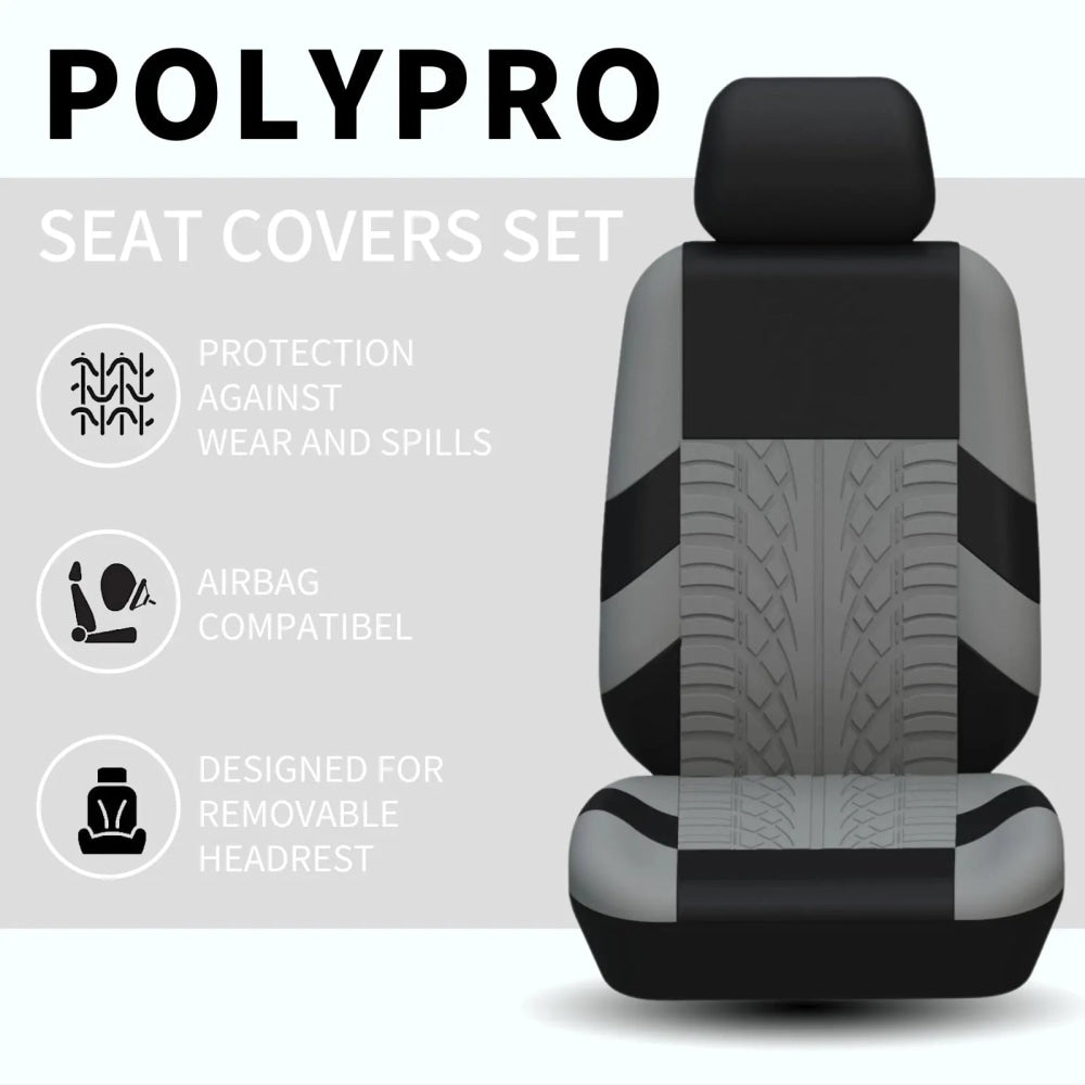 Fundas para asientos de coche, juego completo de banco trasero dividido delantero para coche, tela Universal, SUV, sedán, furgoneta, cubiertas interiores automotrices