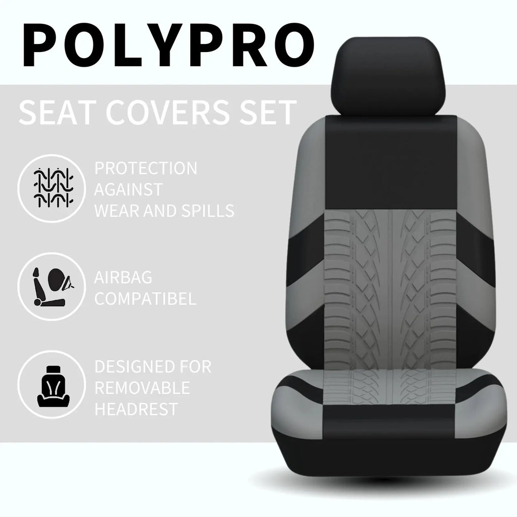 Fundas para asientos de coche, juego completo de banco trasero dividido delantero para coche, tela Universal, SUV, sedán, furgoneta, cubiertas interiores automotrices