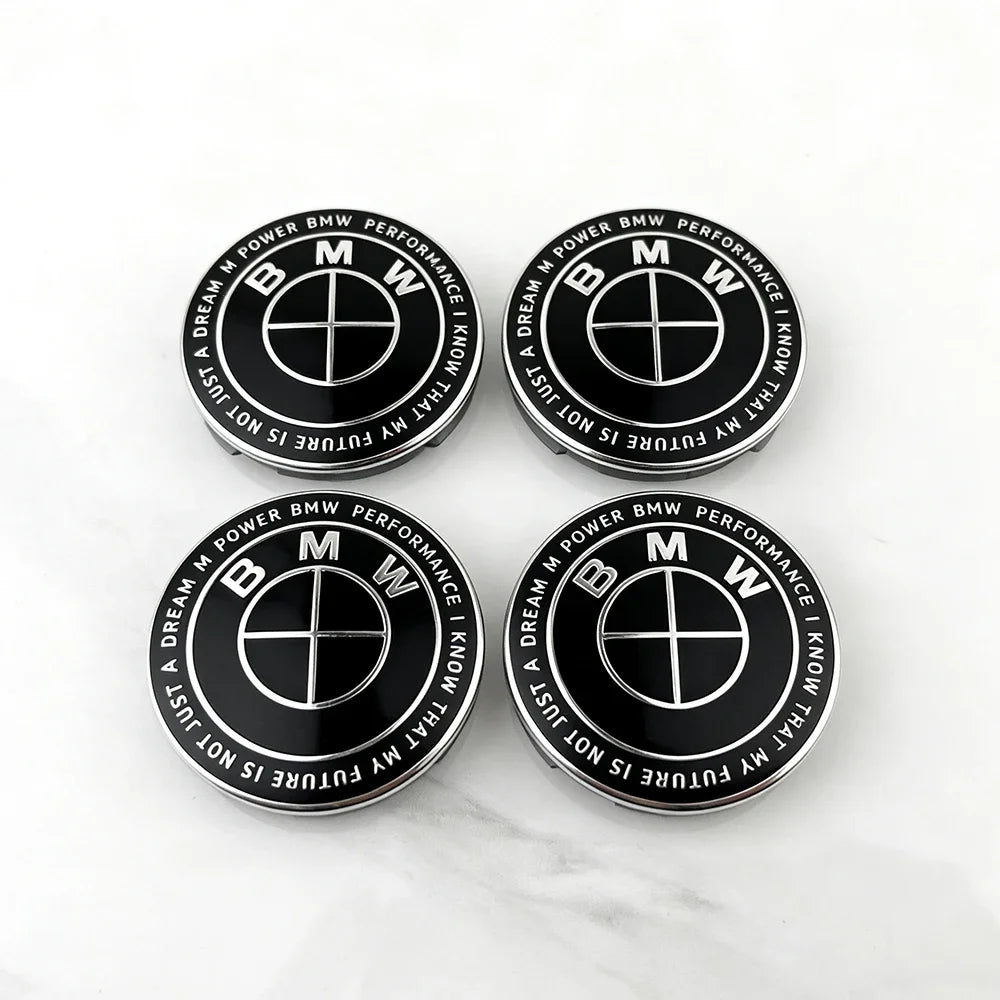 Car 68mm 56mm Wheel Center Caps Emblem Badge 50th Accessories For BMW E39 E46 E90 E60 E87 E53 F10 F20 F30 M X3 X5 X6
