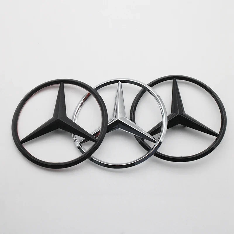 1Pcs ABS Car Rear Decal Trunk Emblem Sticker Mercedes Benz Replace Accessories For W204 W222 W205 W177 W212 W213 X253 W203 W176