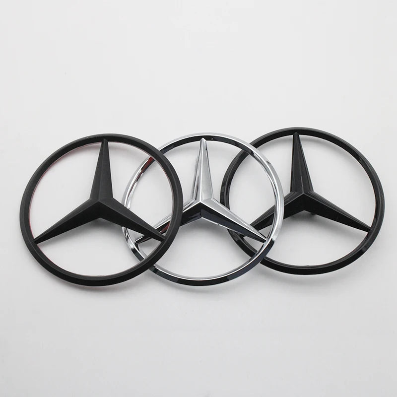 1Pcs ABS Car Rear Decal Trunk Emblem Sticker Mercedes Benz Replace Accessories For W204 W222 W205 W177 W212 W213 X253 W203 W176