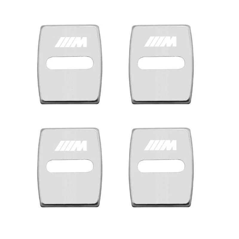 4Pcs Stainless Steel Door Lock Protector Cap Cover For BMW X1 X2 X3 X4 X5 X6 X7 F07 F10 F20 F30 F34 F40 G11 G12 G20 G30 G32