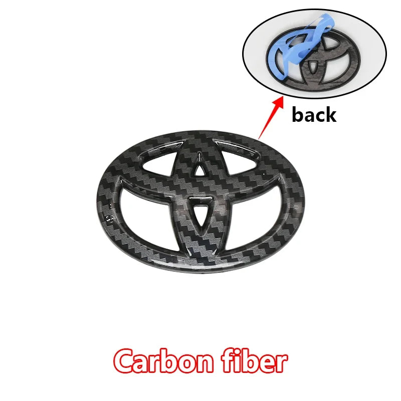 3D ABS Steering Wheel Emblem Cover Logo Badge Sticker for Toyota Corolla RAV4 Prius CHR Yaris Avensis Camry Auris Verso Accessor