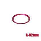 Creative Chrome Aluminum Car Front Rear Logo Surrounding Ring Stylish for BMW 82mm 74mm Emblem Hood Car Decoration Accessories