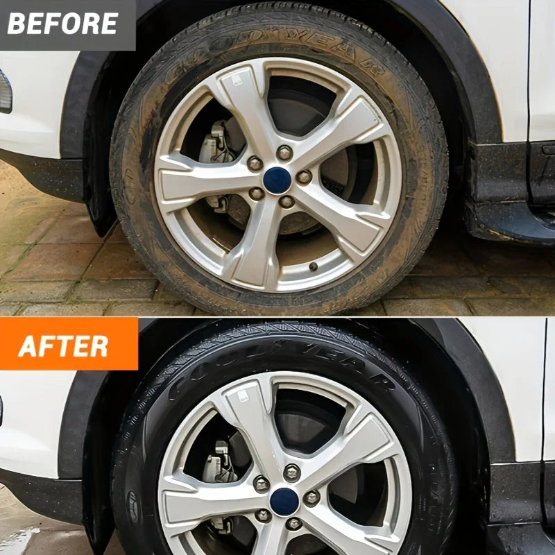 1 Piece 100g Tire Polishing Protective Paste - Car Long-Lasting Gloss Enhancer, Which Makes Tire Tightens, and Makes Tire More Durable Gloss