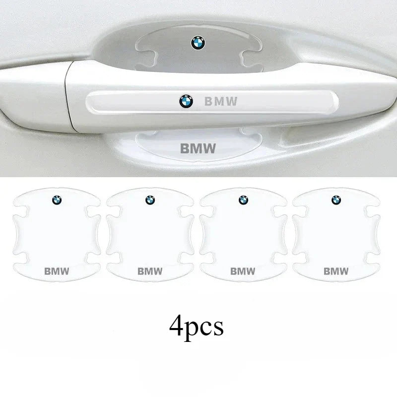 For BMW M M3 M5 X1 X3 X5 X6 E90 E91 E92 E93 M3 E60 Car Door Bowl Handle Protector Stickers Transparent Anti-scratch Film