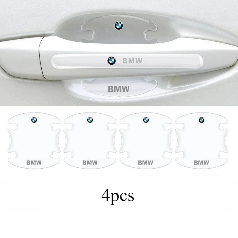 For BMW M M3 M5 X1 X3 X5 X6 E90 E91 E92 E93 M3 E60 Car Door Bowl Handle Protector Stickers Transparent Anti-scratch Film