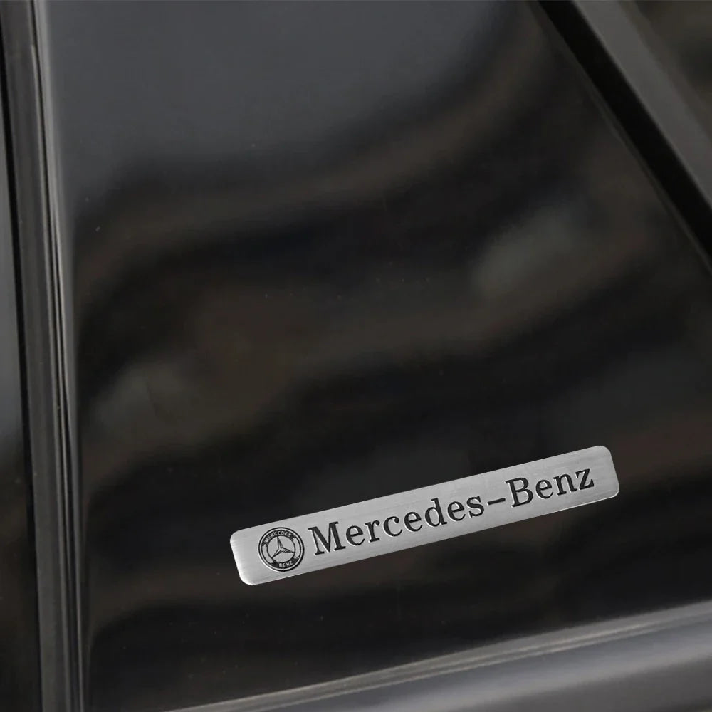 3D Aluminum Car Side Body Trunk Emblem Decoration Sticker For Mercedes Benz AMG Class GLK GLA CLA GLB W108 W447 W204 W205 Fortwo