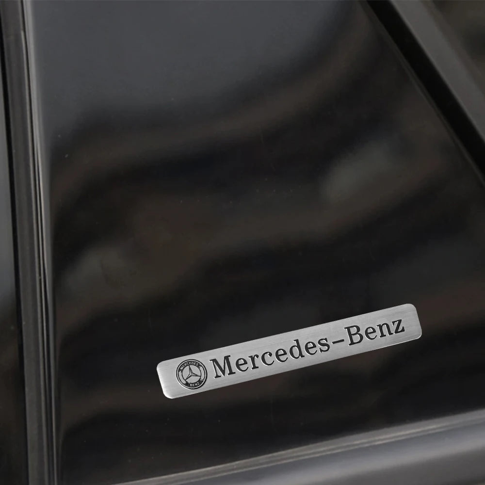 3D Aluminum Car Side Body Trunk Emblem Decoration Sticker For Mercedes Benz AMG Class GLK GLA CLA GLB W108 W447 W204 W205 Fortwo