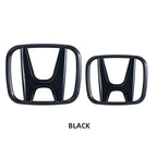 3D ABS Car Emblem Front Head Grill Hood Bonnet Emblem Rear Tail Bumper For Honda Civic 2006-2015 8th 9th 9.5th generation Civic