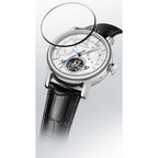 Shanghai Watch Skeletonized Flywheel Men's Mechanical Watch 42mm Automatic Watches Retrograde Calendar Sapphire Wristwatch S8924