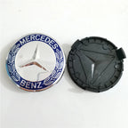 4PCS 75mm Car Wheel Center Hub Caps Cover for Mercedes Benz B/C/E/S Class A Class C200L GLC GLK CLA Accessories
