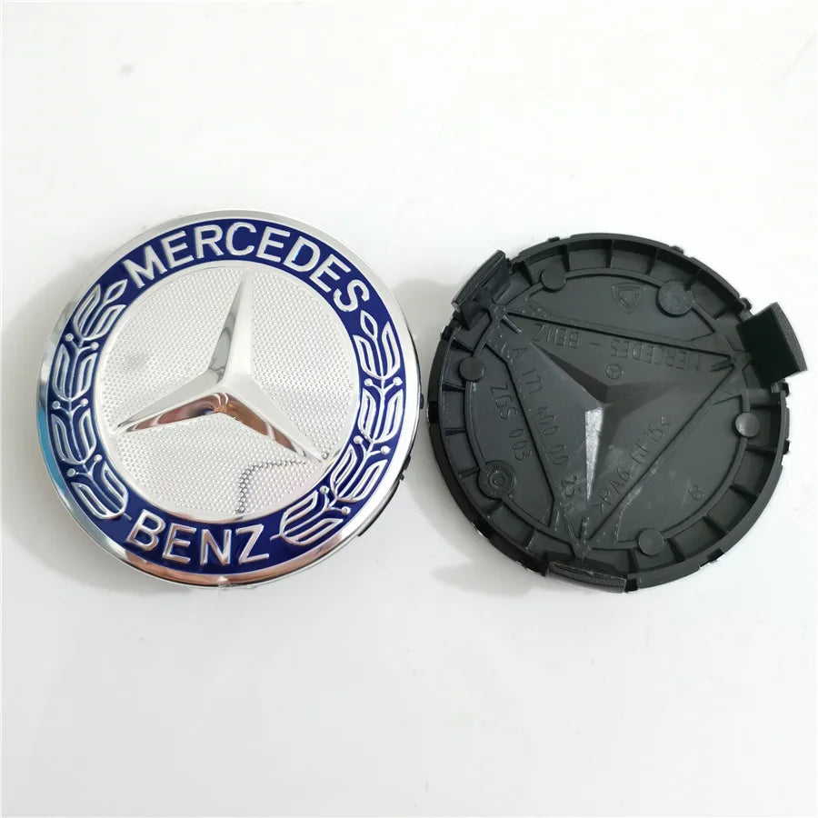 4PCS 75mm Car Wheel Center Hub Caps Cover for Mercedes Benz B/C/E/S Class A Class C200L GLC GLK CLA Accessories