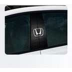 Car Stickers B-Pillar Center Column Decoration Cover Decals Auto Accessorie For Honda Civic FIT CRV Accord Jazz HRV Insight CRZ