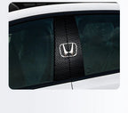 Car Stickers B-Pillar Center Column Decoration Cover Decals Auto Accessorie For Honda Civic FIT CRV Accord Jazz HRV Insight CRZ