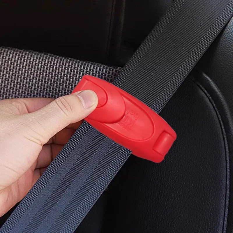 1/4pcs Car Seat Belt Buckle Clip Seatbelt Stopper Adjuster Clip To Relax Shoulder Neck Car Strap Clips Car Accessories