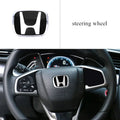 Car Logo Badge Front Grille Trunk Steering Wheel Decoration Accessories For Honda Fit GK5 HRV Vezel Accord Civic Cars Emblem