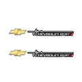 2Pcs Car Body Stickers Windshield Wiper Decals Accessories For Chevrolet Corvette Montana TrailBlazer Silverado Traverse Camaro