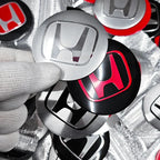 4pcs 56mm 60mm 65mm Car Wheel Hub Centre Cap Badge Emblem Hub Center Cover Car Sticker for Honda Civic Accord Cr-v Fit Crosstour