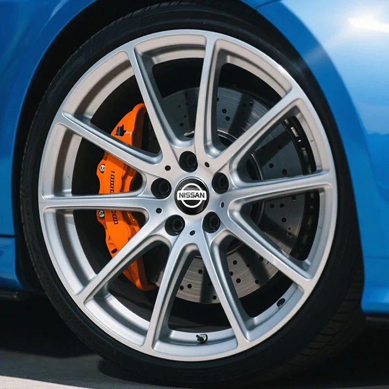 4Pcs Car Wheel Hub Cover Rim Center Cap Decorative Accessories Fit Nissan Magnite Qashqai Ariya X-Trail/Rogue Note Sentra Altima