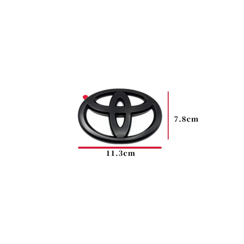 Autocollant emblème de coffre de voiture ABS noir brillant argenté pour Toyota, badge arrière CAMRY, lettres décoratives, access