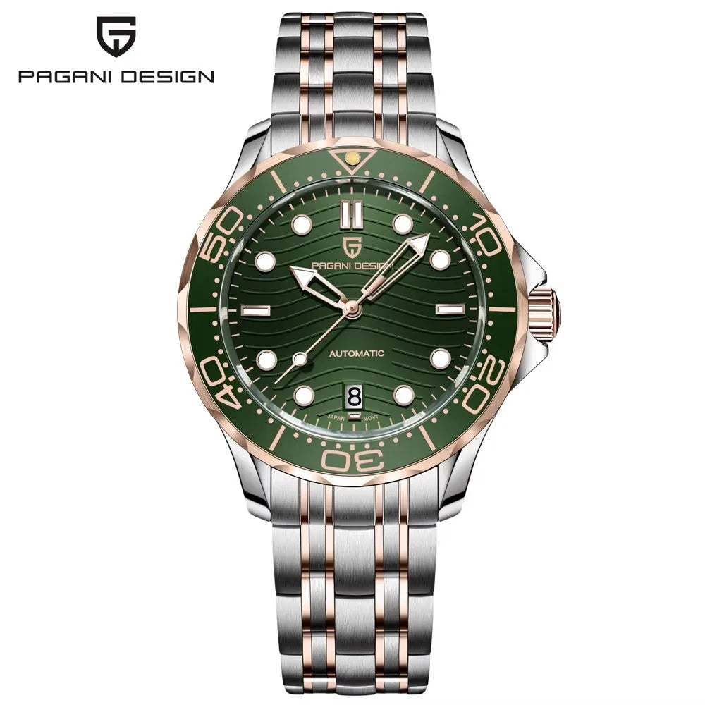2026 New PAGANI DESIGN Men's Mechanical Watches Top Luxury Automatic Watch For Men AR Sapphire Luminous Waterproof ceramic Bezel