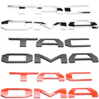 Dedicated  Tacoma 2016, 2017, 2018, 2019, 2020 Tailgate 3D Letter Cover Emblem Car Sticker Design Car Accessories Sticker