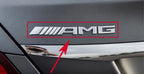 1pcs 3D Car Rear Trunk Emblem, Decal Letters Sticker, Mercedes Benz AMG A B C E G CLA W211 W203 W204 W210 W124 Accessories