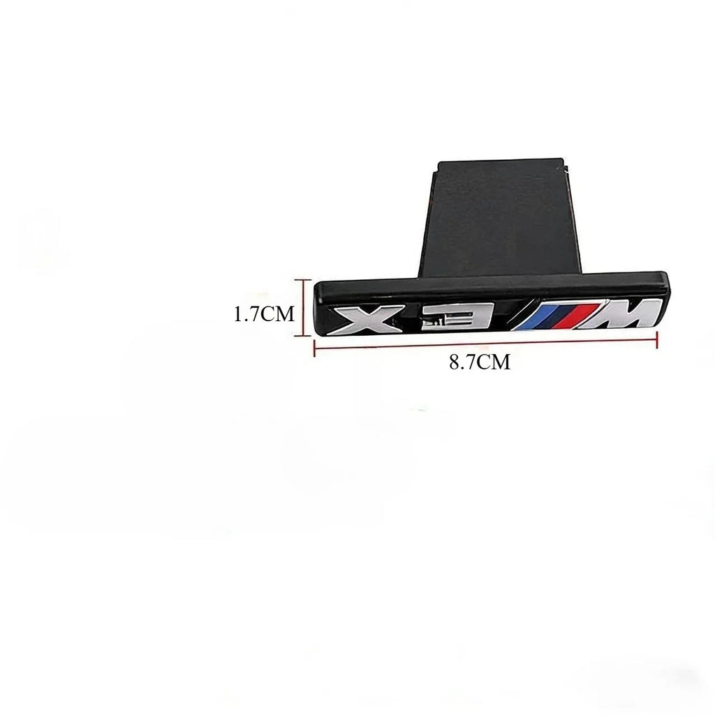 It is suitable for sports labeling of X-series ABS badge M in BMW X-series modified car logo X2M X3M X4M X5M X6M.